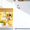 Unique Bargains Magnetic Fridge Sticker White Dark Blue 1 Pc - 2 of 3