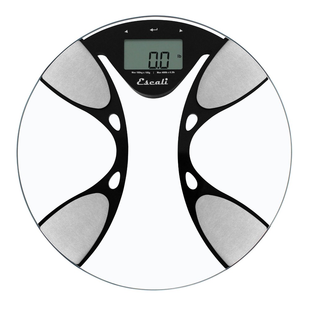 Photos - Scales Ultra Slim Body Composition Bath Scale - Escali: Glass Digital Health Moni