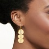 Ross-Simons 0.20 ct. t.w. Diamond Geometric Drop Earrings in 18kt Gold Over Sterling - 2 of 4