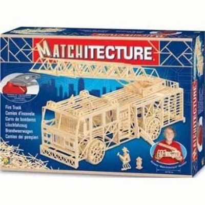 Matchitecture Fire Truck MATCH6615 Building Set 1600 Pcs