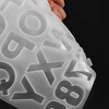 JDICTION Crystal Epoxy Resin Letter Molds - Perfect for Hand Crafts, Key Chain & DIY Jewelry Making with Findings Accessories - 3 of 4