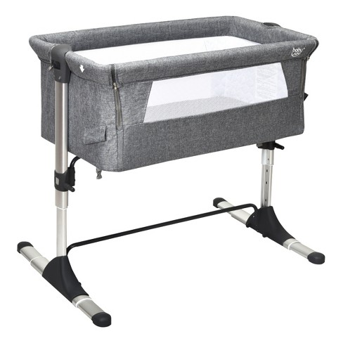 Infans Portable Baby Bedside Bassinet Infant Travel Bassinet Crib W carrying Bag Grey Target