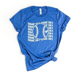 Simply Sage Market Women's Baseball Game Day Stacked Short Sleeve Graphic Tee - 1 of 3