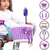 Girls’ Bicycle Decoration Kit – Complete Accessory Set with Basket, Handlebar Streamers, Spoke Beads & Rearview Mirror - 2 of 3