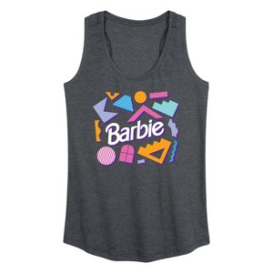 Women's - Barbie - Retro Shapes Graphic Racerback Tank - 1 of 4