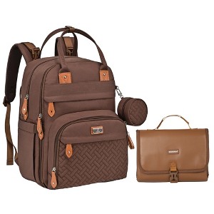 BabbleRoo Polyester Diaper Bag Backpack for Stylish Parents, Spacious Baby Bag, Versatile Baby Diaper Bag - 1 of 4