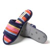 Dearfoams Women's Beatrice Quilted Microfiber Terry Shower Slide House Slipper - 2 of 4