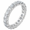 Pompeii3 2 Ct Moissanite Eternity Ring Womens Wedding Band 14k White Gold - 2 of 4