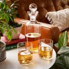 Viski Modern Decanter & Tumbler Gift Set, Lead-Free Crystal Barware, 1 Decanter & 2 Glasses - 2 of 4