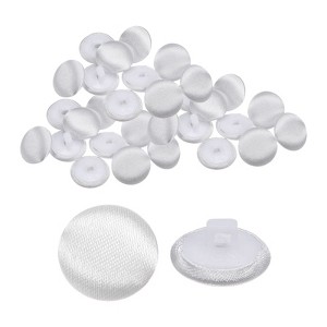 Unique Bargains Bridal Wedding Dress Suit DIY Satin Shiny Sewing Buttons 30 Pcs - 1 of 4