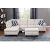 VYNXARIA 98inch Wide Left Hand Facing Sofa & Chaise with Ottoman£¬Beige - 2 of 4