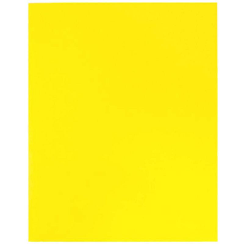 JAM 6pk Glossy Paper Folder 2 Pocket - Yellow, 5 of 15