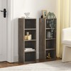 Spassway Decorative Storage Cabinet with Adjustable Shelves 8-Layer Tall Narrow Bookshelf Display Cabinet Media Racks Kids Bookcase Toy Organizer - 2 of 4