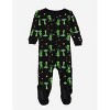 Leveret Cotton Matching Family Pajamas Alien Print - 2 of 4