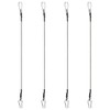 vidaXL Ropes with Carabiner 4 pcs Rubber - 2 of 4