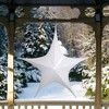 Northlight Foldable Tinsel Christmas Star Outdoor Decoration - 51" - White - 2 of 4