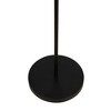 56.5" Stick Floor Lamp (Includes LED Light Bulb) Black - Cresswell Lighting: Modern Pull Chain, Metal Body, Linen Shade - 3 of 4