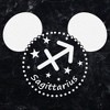 Junior's Women Mickey & Friends Sagittarius Mousey Silhouette Crop T-Shirt - 2 of 4