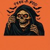 Rerun Island Men Peek A Boo Grim Reaper Short Sleeve Graphic Cotton T-Shirt - 2 of 4