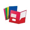 Oxford Fashion PolyPort Twin-Pocket Portfolio Polypropylene Assorted 25/Box 99810 - 2 of 3