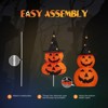 Slickblue 2pcs 3FT Halloween Pumpkin Decorations with 150 LED Lights for Yard and Lawn Display - 4 of 4
