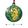 North Dakota State Tie Dye Aluminum Holiday Christmas Tree Ornament - 3 of 4