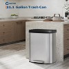 21 Gallon / 80 Liter Stainless Steel Trash Can,For Office, Bathroom, Dining Room - 2 of 4