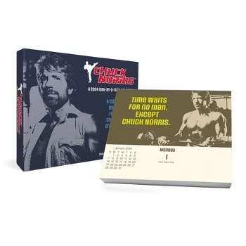 Trends International Inc. 2024 Daily Desk Calendar 4.25"x5" Chuck Norris