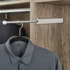 Rev-A-Shelf Sidelines CVLSL-14 14" Steel Extendable Adjustable Designer Telescoping Closet Hanging Valet Rod with Mounting Hardware - 4 of 4