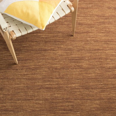 Bohemian Square Handwoven Wool-Cotton Blend Area Rug - 6'