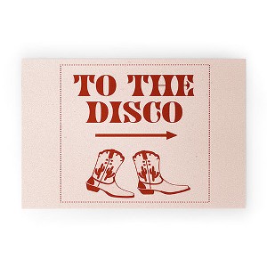 NicNiccrineDesigns To the Disco I 30" x 20" Welcome Mat - Society6 - 1 of 3