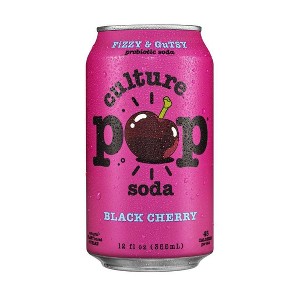 Culture Pop Black Cherry Soda - 12 fl oz Can - 1 of 4