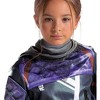 Apex Legends Wraith Costume for Kids, Official Deluxe Apex Costume Jumpsuit with Scarf - 3 of 4