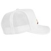 Gender Neutral Official AS University Primary Logo Foam Snapback Trucker Hat - for Men and Women White White One Size - 3 of 4