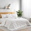 Puredown Ultra-Lightweight White Down Blanket, Soft Bed Cover For All Season - 2 of 4