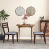 Tangkula Upholstered Dining Chair Set of 2 Armless Cushioned Seat Hollow Curved Backrest - 2 of 4