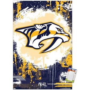 Trends International NHL Nashville Predators - Maximalist Logo 23 Unframed Wall Poster Prints - 1 of 4