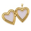 Black Bow Jewelry 14k Yellow Gold 20mm Swirl Etched Heart Locket - 4 of 4