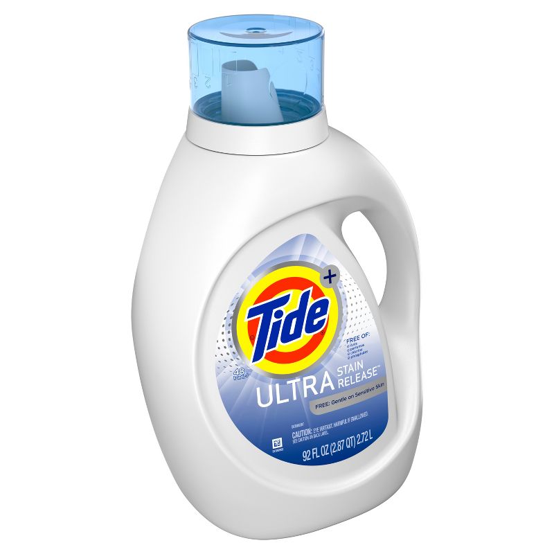Tide Ultra Stain Release FREE Liquid Laundry Detergent - 92 fl oz, 3 of 13