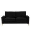 DOMETOUR Upholstered 2-Seater Love Seats Couch for Bedroom Apartment Home Office - 4 of 4