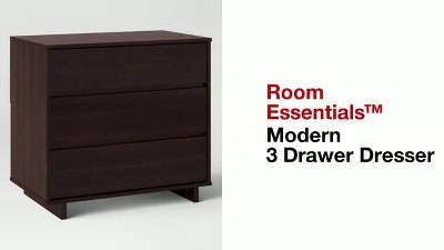 Modern 3 drawer store dresser target