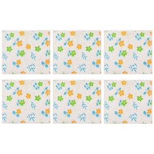 Unique Bargains Reusable Drying Absorbent Lint Free Kitchen Towel 6 Packs - 1 of 4