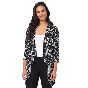 Rekucci Travel in Style Women's Essential Soft Knit Open Front Throw-Over Jacket – Versatile Travel & Layering Cardigan - 1 of 4