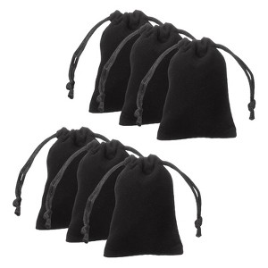 Unique Bargains Velvet Reusable Soft Jewelry Headphone Candy Drawstring Gift Bags 20 Pcs - 1 of 4
