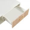 NicBex 40.9" Farmhouse Coffee Table with Sliding Drawer&Foot Pad,Accent Center Table with Solid Wood Legs for Living Room,220lbs Max - 3 of 4