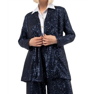 Women's Sparkle Blazer - Isle - 1 of 3
