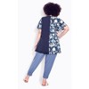 Avenue Women's Plus Size Mave Splice Tunic - 3 of 4