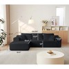 104'' Cloud Sectional Sofa with L-Shaped Chaise, Innovative Chenille Fabric, Deep Seats, and No Assembly Required - 2 of 4