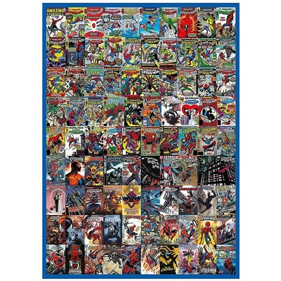 NMR Distribution Marvel Spider-Man Covers 1000 Piece Jigsaw Puzzle