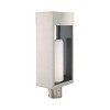 Livex Lighting Bleecker 1 - Light Post Light in  Brushed Nickel - 2 of 4